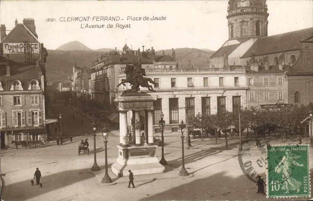 Clermont-Ferrand — Place de Jaude / L'Avenue de Royat — Künstlerische Ausgabe Beguin-Puy - Vorderseite
