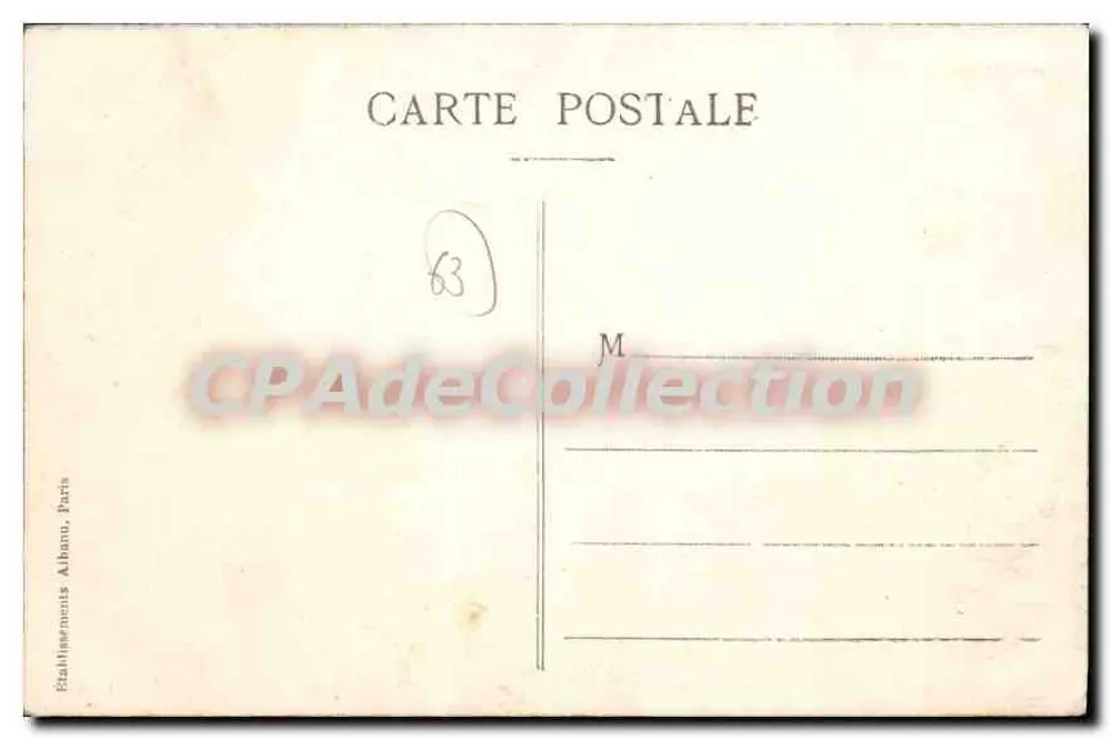Le Mont-Dore — Ogólny widok — wydawca Alhano, Paryż, nr 719 - Rewers