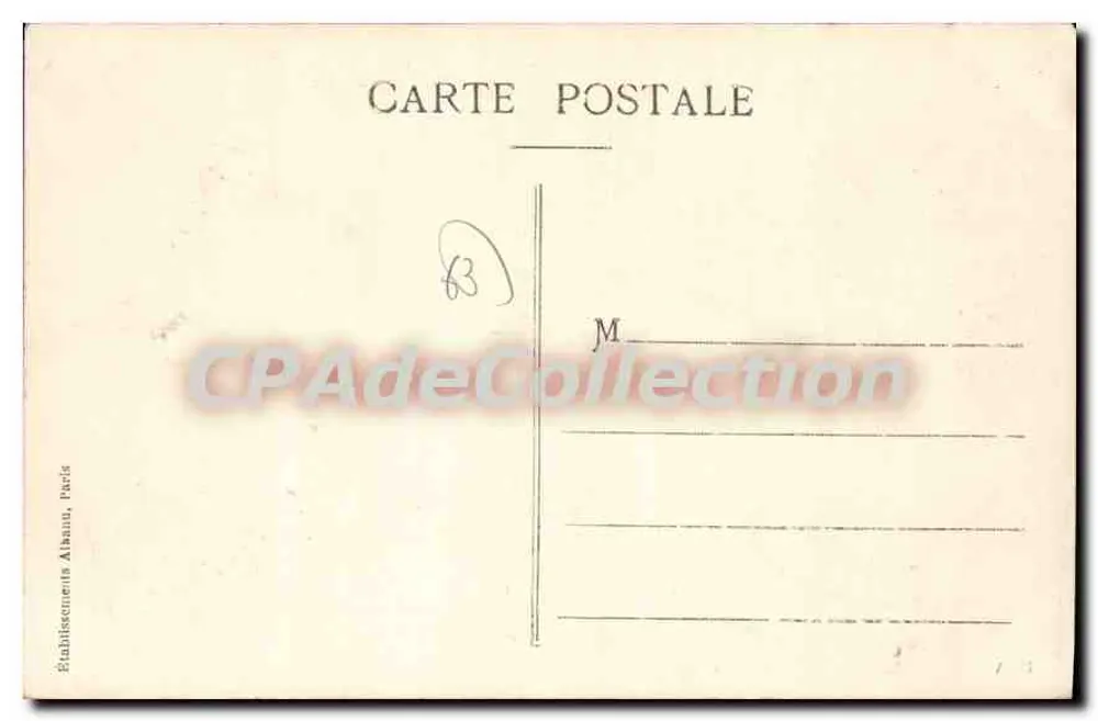 Le Mont-Dore — Ein Stück des Parks und das Casino — Verlag E.A.S. Nr. 708 - Rückseite