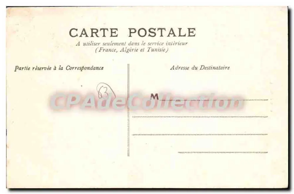 Mont-Dore — Innenansicht des Fußbadeinrichtung — M.T. n°317 - Rückseite