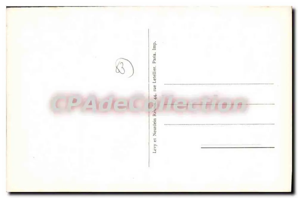 Thiers - De Kerk van Saint-Genès - N°20 - Achterkant