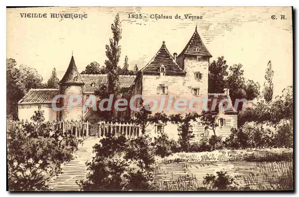 Schloss Verrac — Alte Huvergne — G. H. - Vorderseite