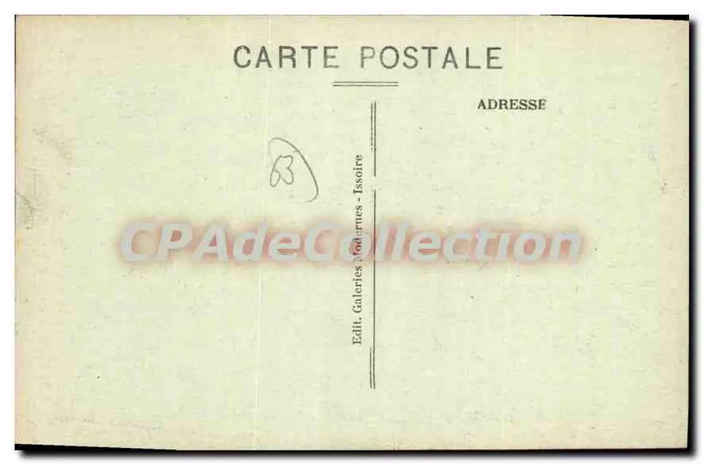 St-Nectaire-Thermal — O Pavilhão das Águas Termais (Circuito da Estrada Termal) — Editor Galeries Modernes - Issoire - Verso