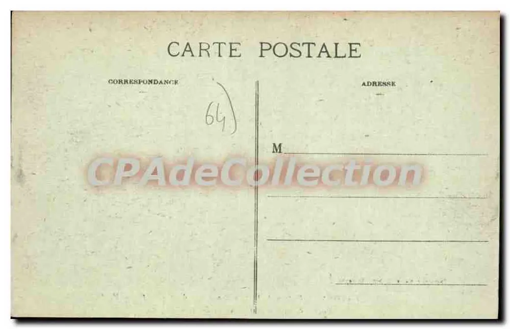 Bayonne — Eingang zur Kasernenanlage Château-Neuf — M. D. - Rückseite