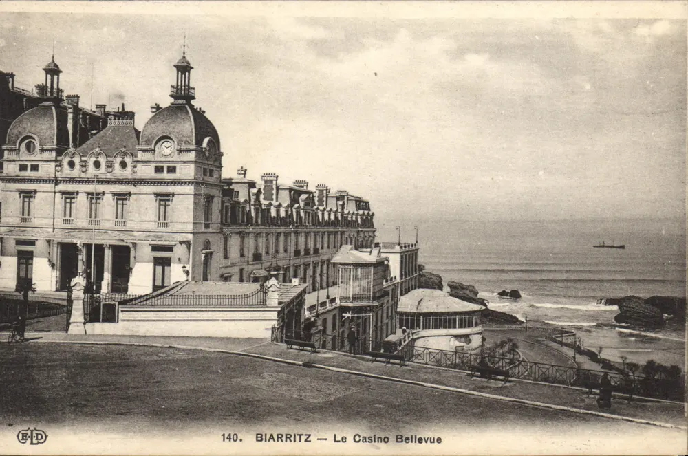 Biarritz — O Casino Bellevue — Editor E.P.D. n°140 - Frente