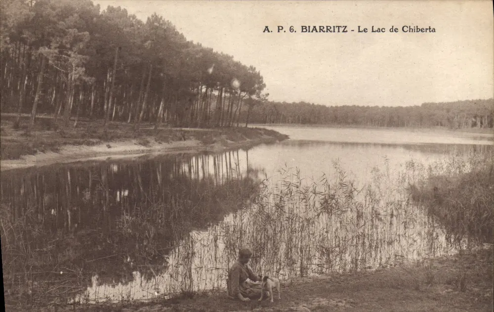 Biarritz - O Lago de Chiberta — A.P. 6. Editor A.P. 6. - Frente