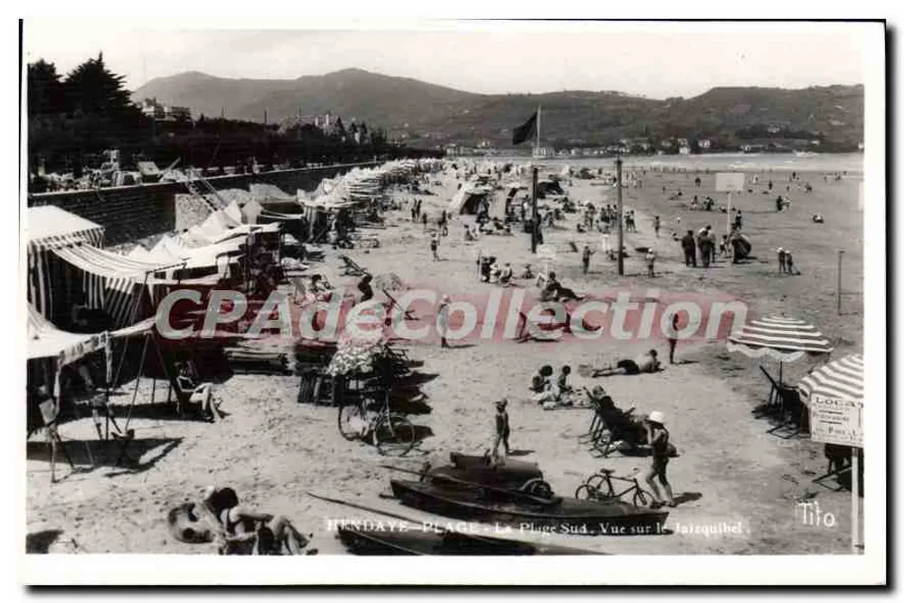 Hendaye-Plage - La Plage Sud. Ansicht des Jaizquibel — Tito - Vorderseite