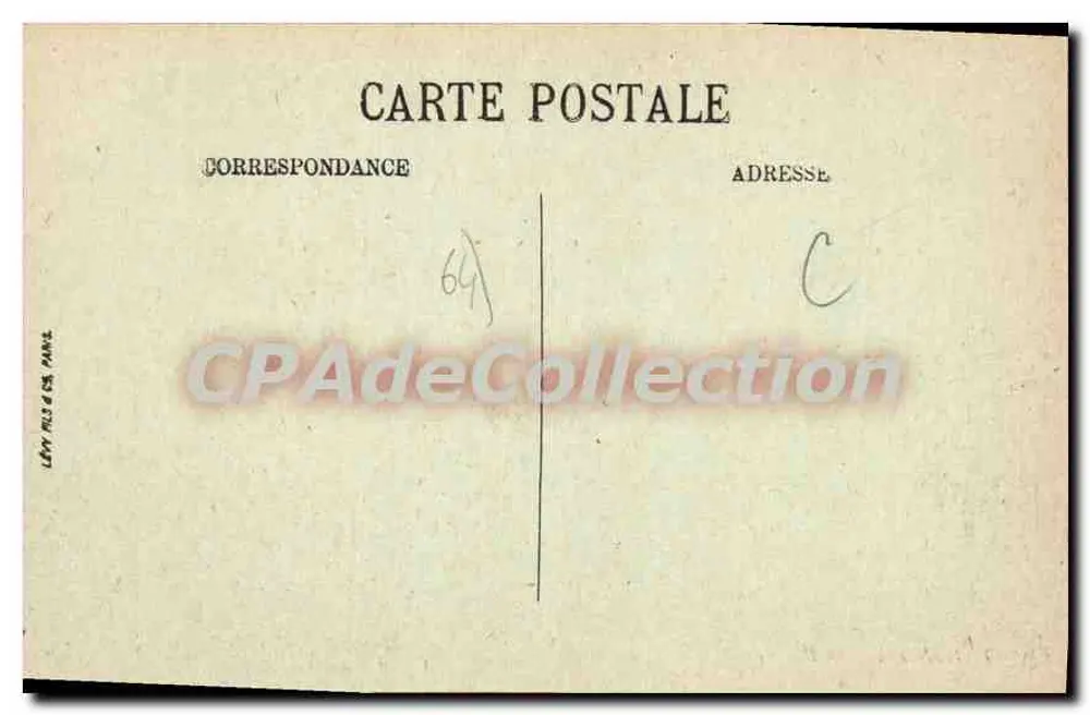 Hendaye — Vista de Fontarabie — LL. N°17 - Verso