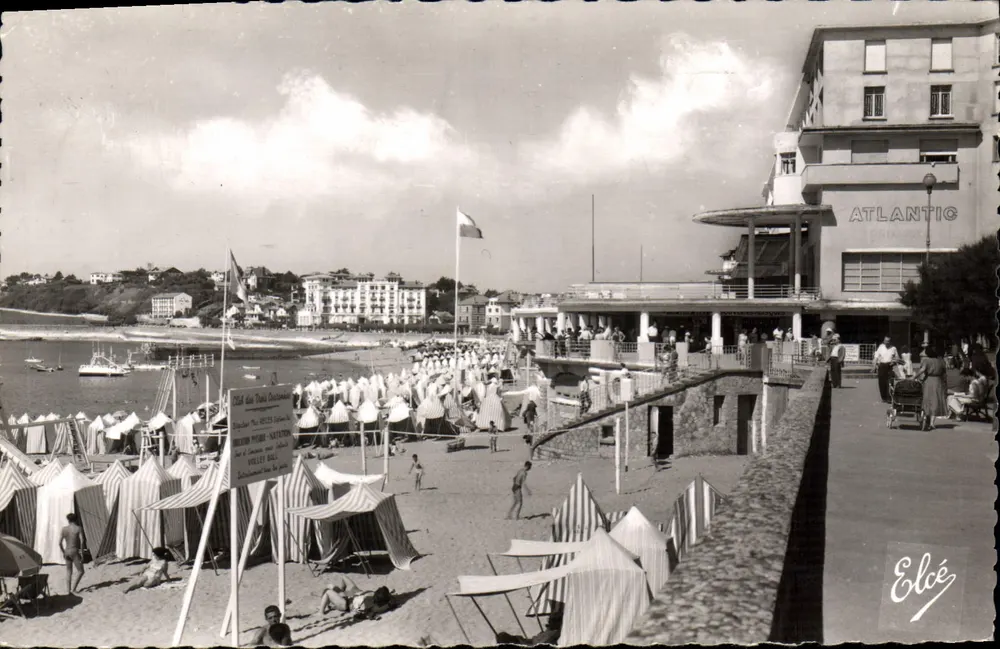 Die Bucht von der Promenade aus gesehen — ST-JEAN-de-LUZ — Verlag Elcé - Vorderseite
