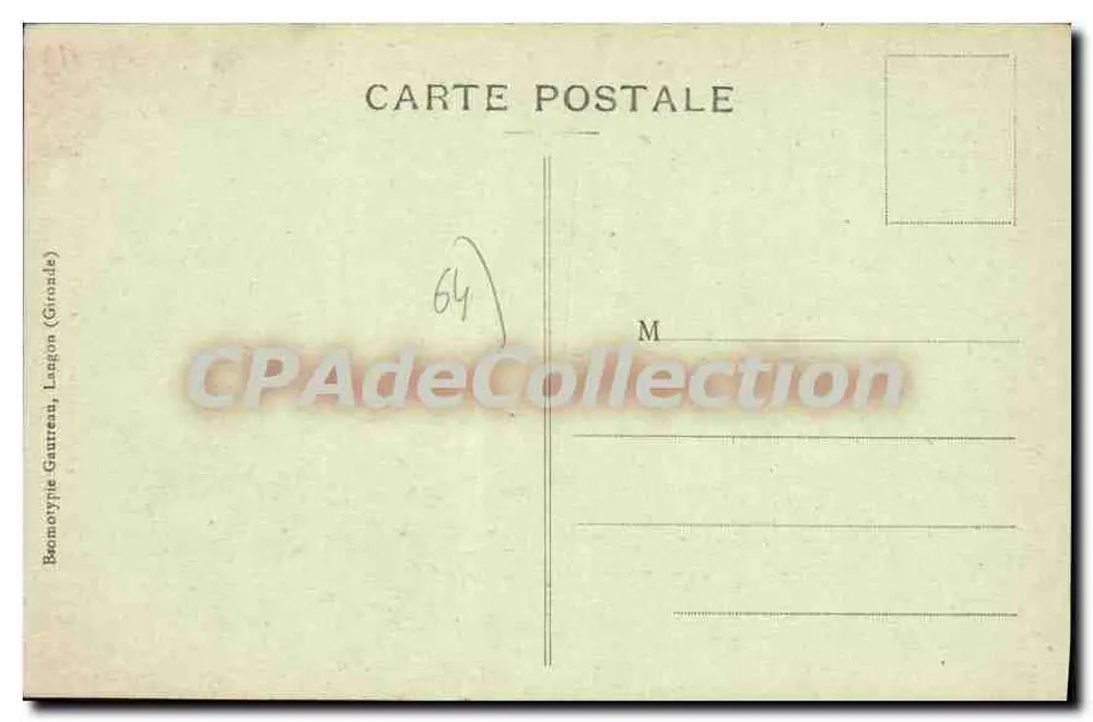 Saint-Jean-de-Luz — Denkmal für die Toten des Großen Krieges — Béomotype Gauthreau, Laigon (Gironde) - Rückseite