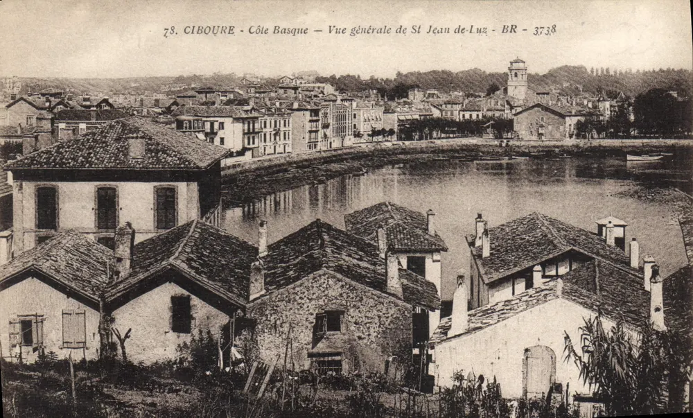 St Jean de Luz — Vista geral — Costa Basca — BR 3738 - Frente