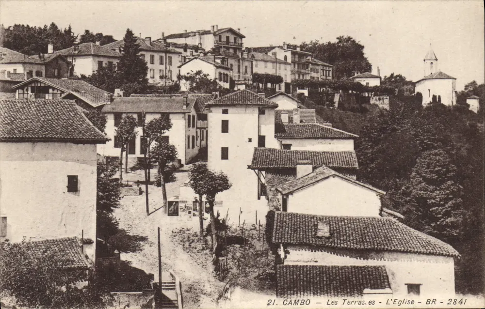 Cambo - Les Terraces - A Igreja — Bloc Frères, editores, Bordeaux - n°2841 - Frente