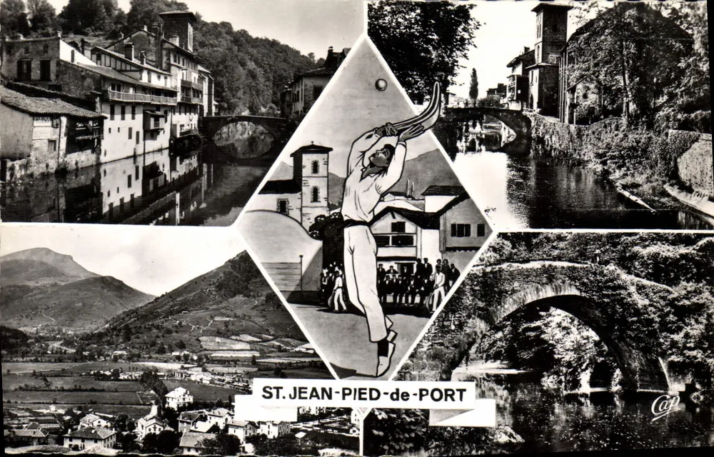 St Jean Pied de Port — Cảnh tổng quan và cầu La Mã — Nhà xuất bản Cap - Mặt trước