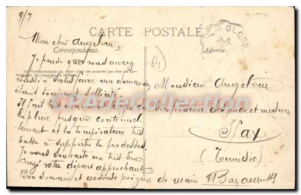 Oloron-Sainte-Marie — Der Viertel der Route d'Espagne — Les Pyrénées Illustrées, n°673 - Rückseite