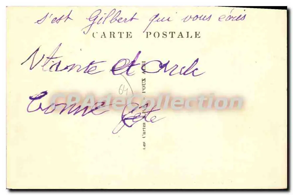 Solokon Ste-Marie (B.P.) — General View of Notre-Dame Quarter — publisher A.P.A. n° 3 - Back