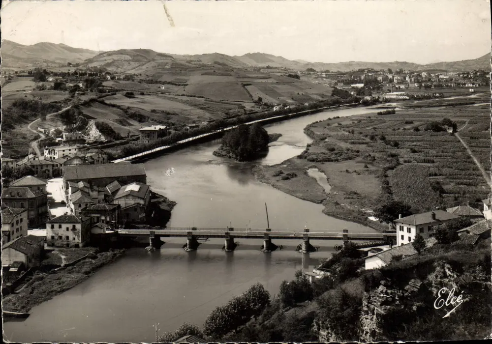 Der Internationale Brücke in Béhobie — Spanien — Verleger Elcé - Vorderseite