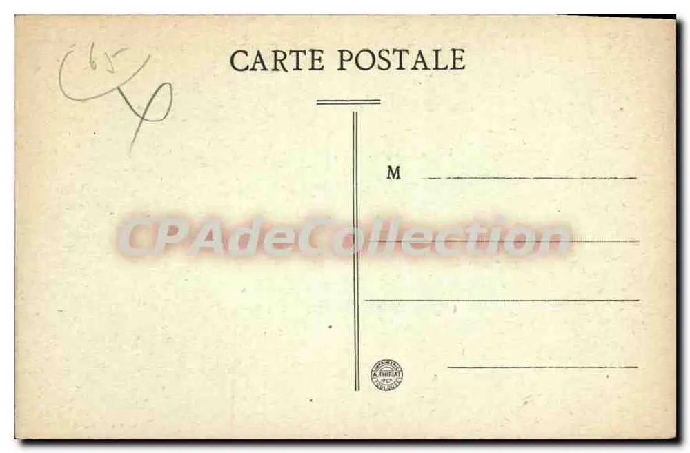 Capvern-les-Bains (H.P.) — Castello di MAUVEZIN e Catena dei Pirenei — Edizione Y. Bihet - Verso