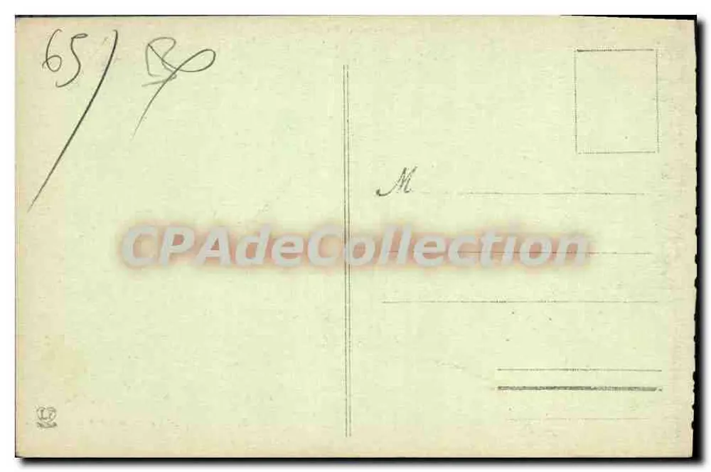 Les Hautes-Pyrénées — Castelo de Sainte-Marie — editor LUX, n° 312 - Verso