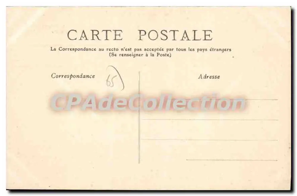 Hautes-Pyrénées — 382 - BEAUDÉAN — Ogólny widok - Rewers