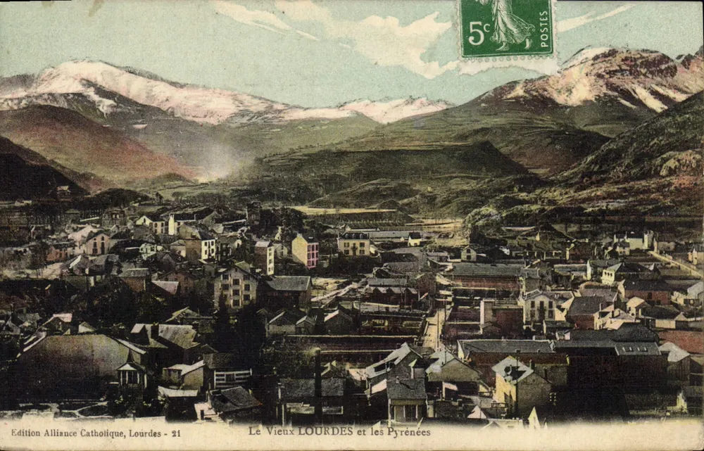 El Viejo Lourdes y los Pirineos — Edición Alliance Catholique, Lourdes - 21 - Anverso
