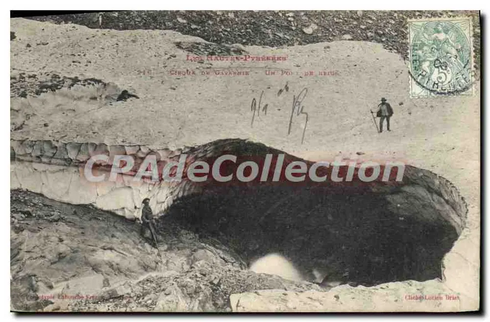 Cirque de Gavarnie — Um Ponte de Neve — Chez Lachen Briat - Frente
