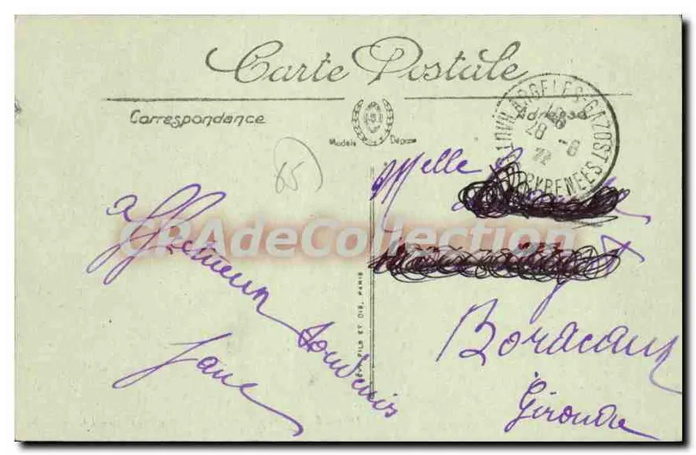 Argelès-Gazost — Vue générale — LL. — n°6 - Verso