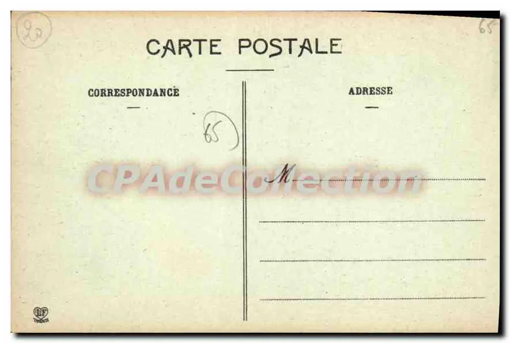 Cauterets - Pierrefitte Yolu - Le Limacon — Les Hautes-Pyrénées — L'Ototype Labouche Frères, Tourouse - Arka yüz