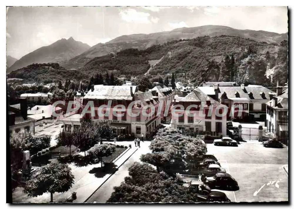 Argeles-Gazost (H.P.) — La plaza del Ayuntamiento y el Viscos — Ediciones Jova, Paul - Anverso