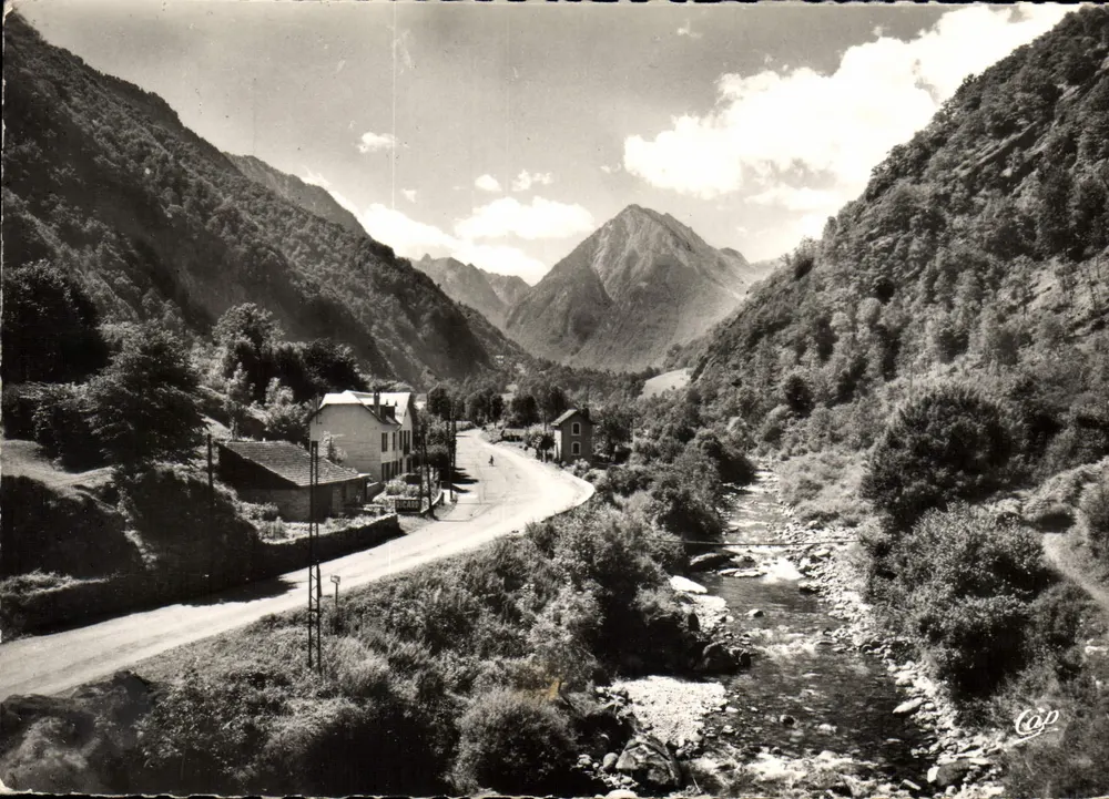 O Gave de Cauterets — A Estrada de Pierrefitte — Editor Cap - Frente