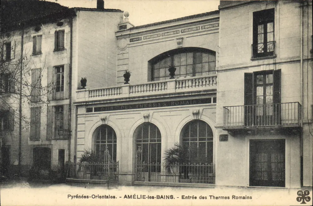 Amélie-les-Bains — Eingang zu den römischen Thermen — MITL - Vorderseite