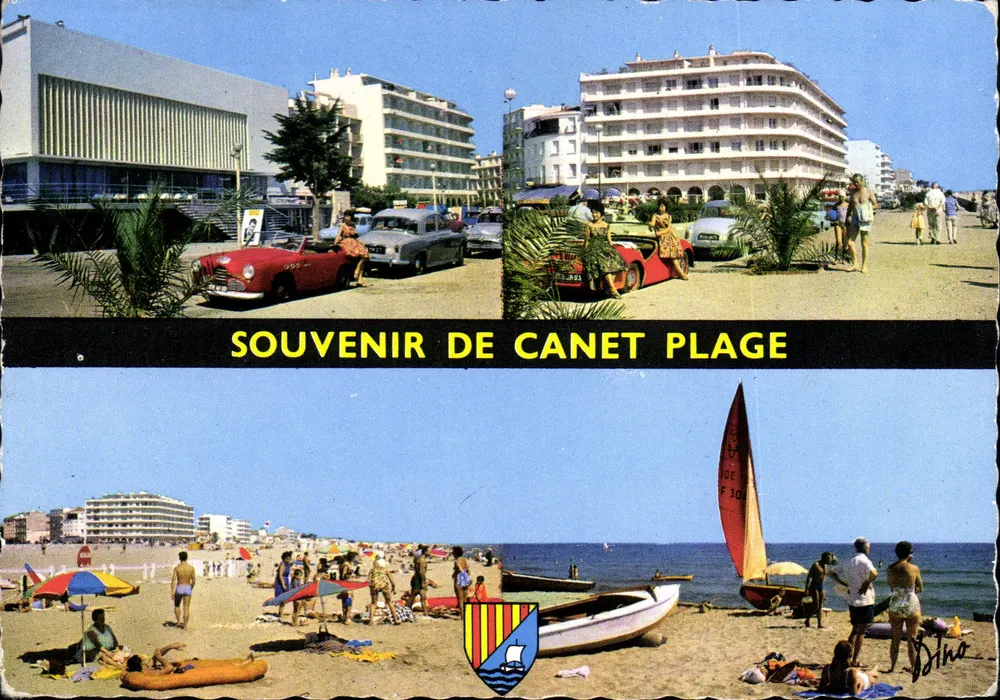 Canet-Plage — Erinnerung an Canet Plage — Dino - Vorderseite
