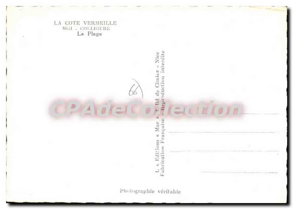 Colligüe — Der Strand — Editionen « Mar » - Rückseite