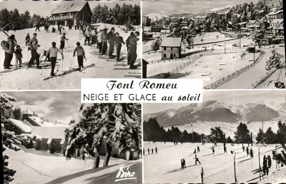 Font Romeu — Neve e Gelo ao Sol — Edição Dino - Frente
