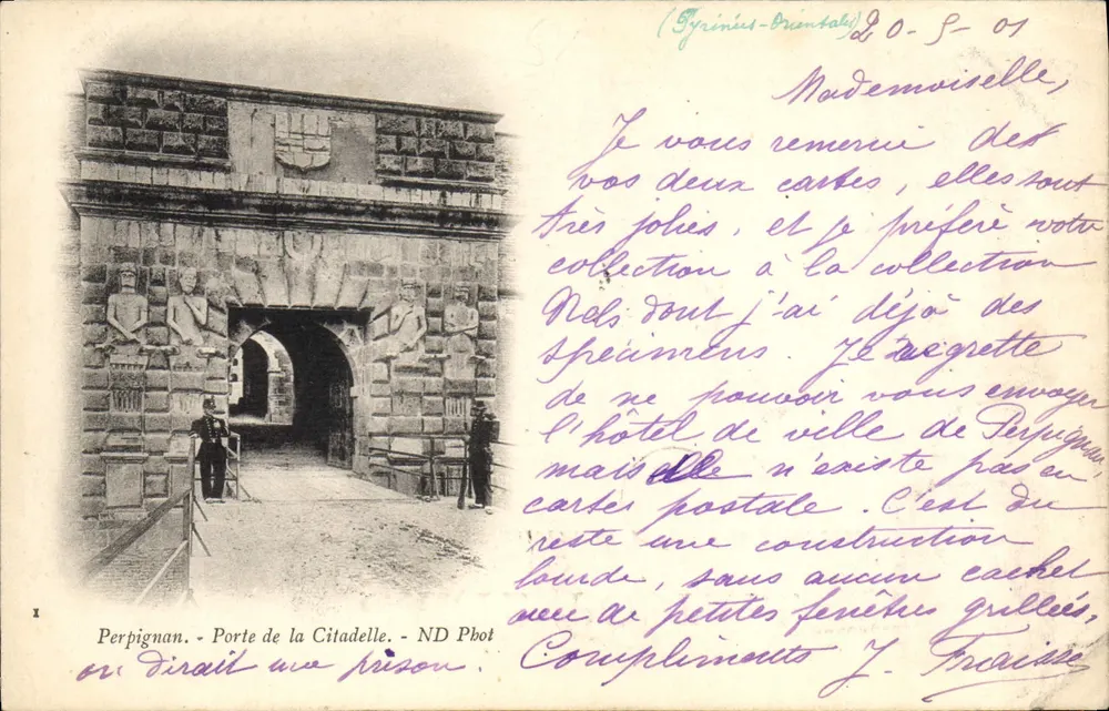 Perpignan - Porta da Cidadela — ND Pbot - Frente