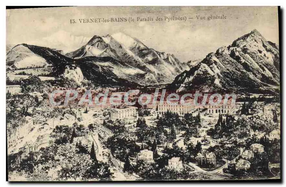 Vernet-les-Bains (o Paraíso dos Pirineus) — Vista geral — 13 - Frente