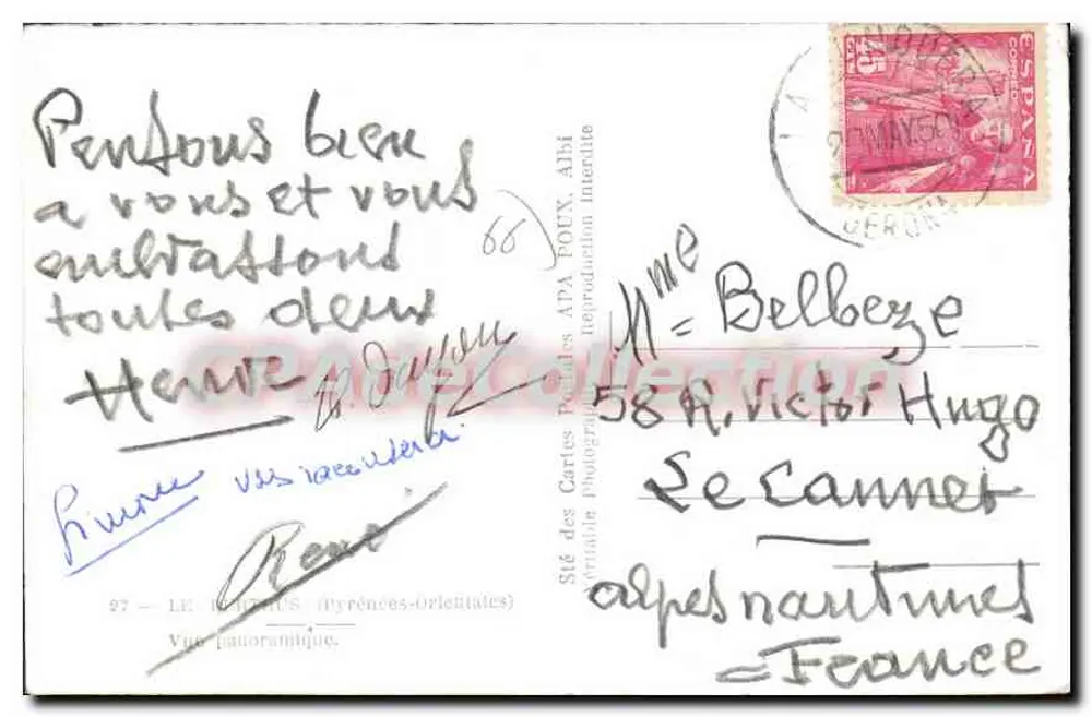 Apa — Widok panoramiczny — Sté des Cartes Postales APA - Rewers