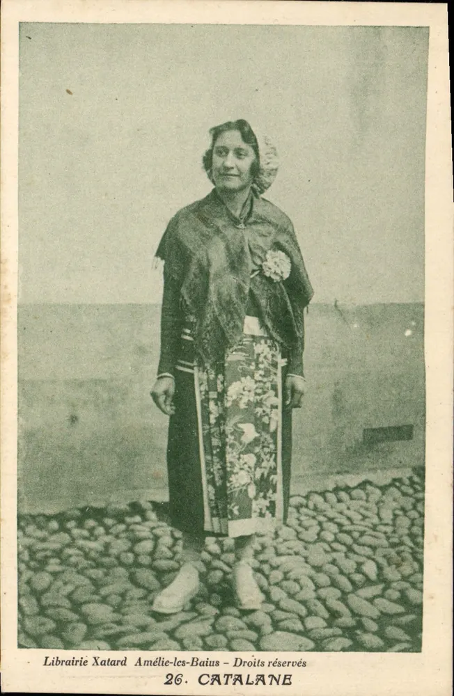 Mulher catalã — Amélie-les-Bains — Livraria Xatard - Frente