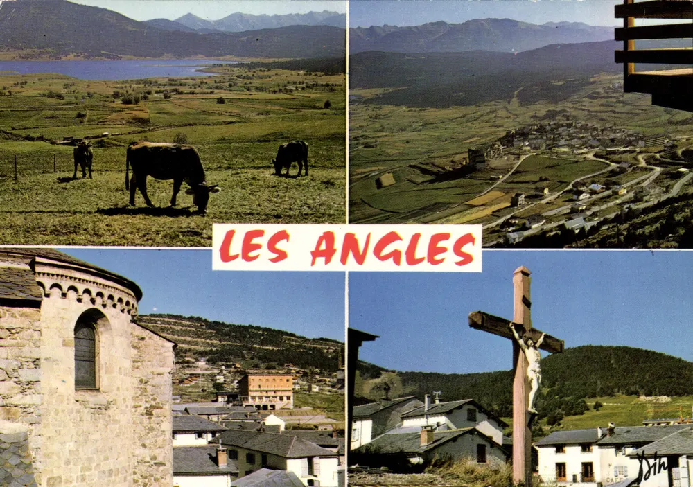 Les Angles — vista panorâmica e paisagens — Éditions LUMIÈRE ET COULEURS - Frente
