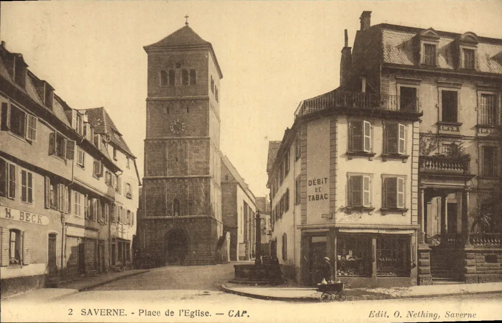 Saverne - Piazza da Igreja — Editor O. Nothing, Saverne, n°2 - Frente