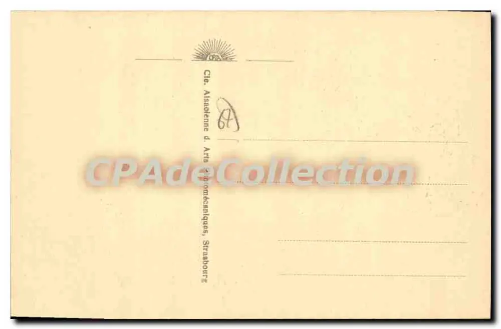 Saverne - Piazza da Igreja — Editor O. Nothing, Saverne, n°2 - Verso