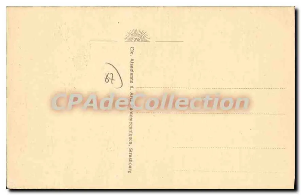 Saverne - Prefeitura e Prefeitura - Prefeitura — Edit. O. Nething, Saverne — CAP. - Verso