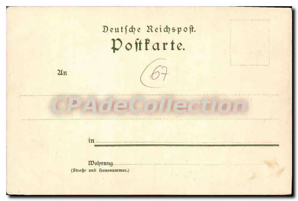 Strasbourg — Vista dos pontes cobertas — J. Velten, Karlsruhe, n° 2479 - Verso