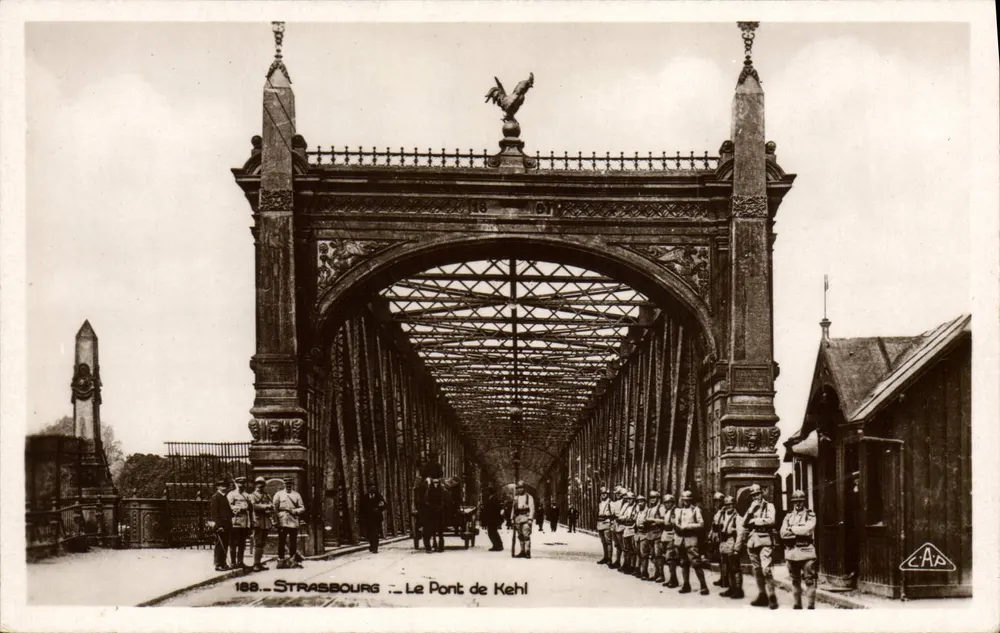 Estrasburgo — O Ponte de Kehl — editor CAP n°188 - Frente