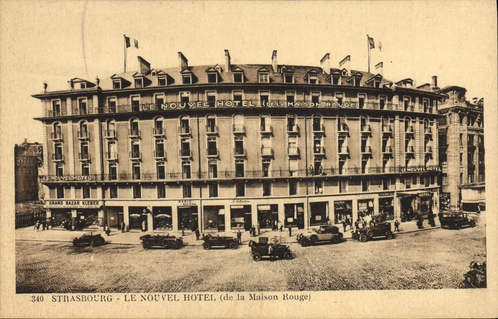 Straßburg — Das Neue Hotel (des Roten Hauses) — anonymer Verlag, Seriennummer 340 - Vorderseite