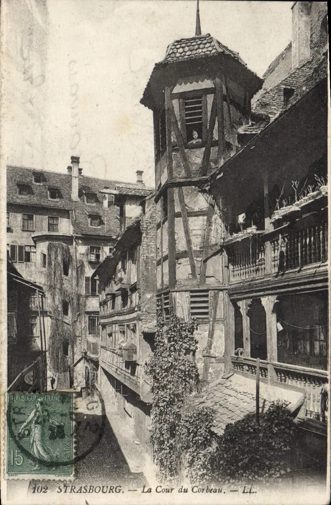 Strasbourg — A Cour do Corvo — LL. n°102 - Frente