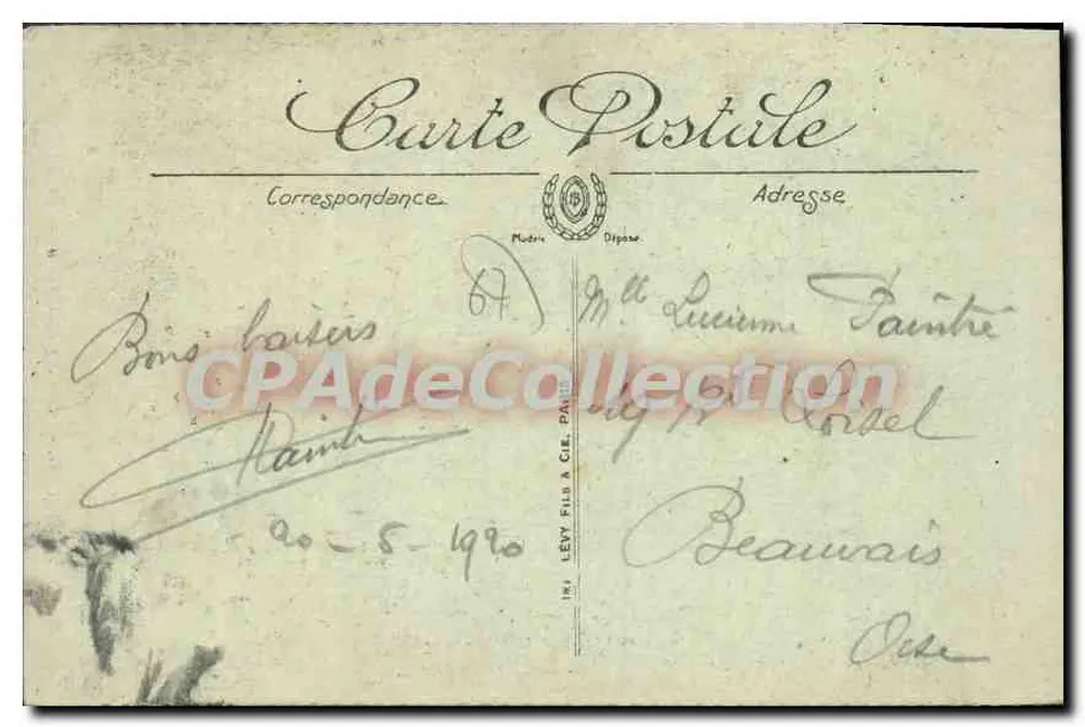 Strasbourg — A Cour do Corvo — LL. n°102 - Verso
