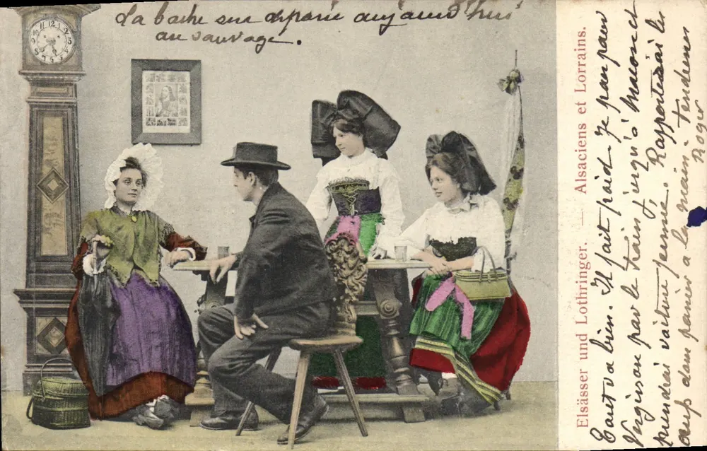 Szenen aus dem Leben — Elsässer und Lothringer — J. M. & Cie, Nr. 13 - Vorderseite