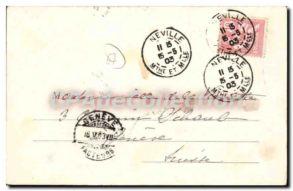 Oberer Bassins von Nideck — Unsere Elsass — Verlag Ad. Wach, Straßburg, Nr. 16 - Rückseite