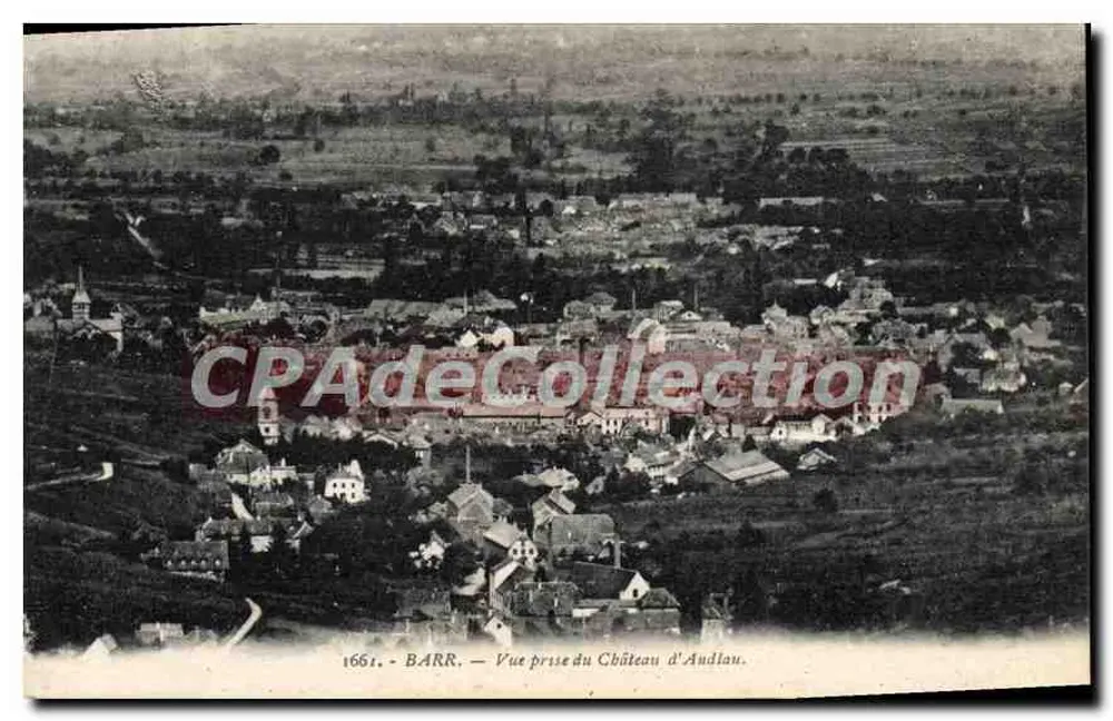 Barr — Vista tomada desde el Castillo de Audlau — Tarjeta postal antigua de Collection - Anverso