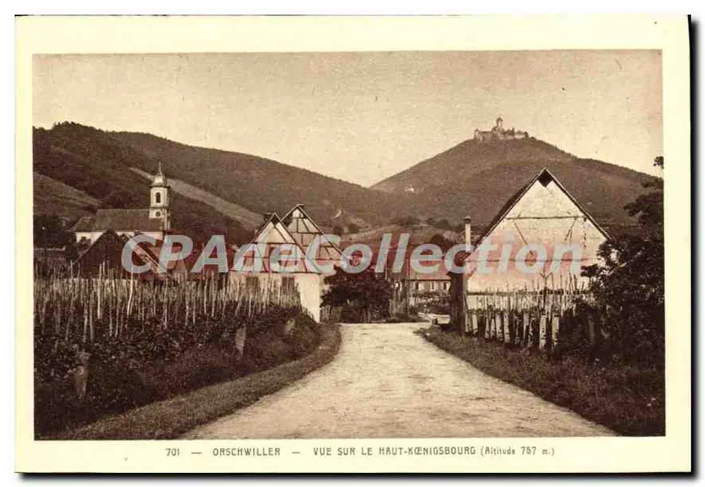 Orschwiller — Ansicht des Haut-Kœnigsburgs (Höhe 757 m.) — Sonderausgabe des Schlosses - Vorderseite